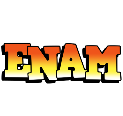 Enam sunset logo