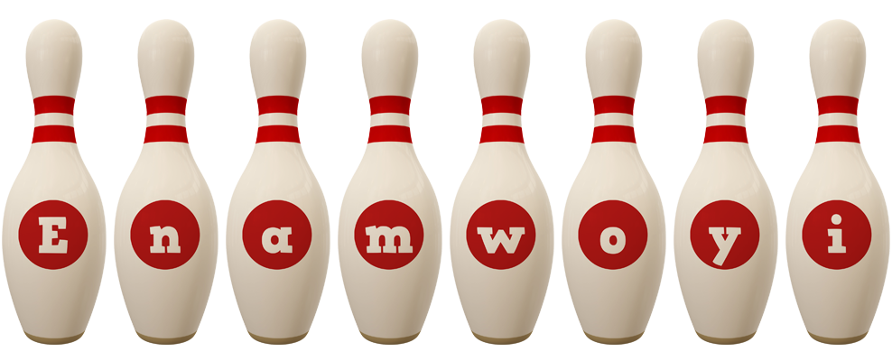 Enamwoyi bowling-pin logo