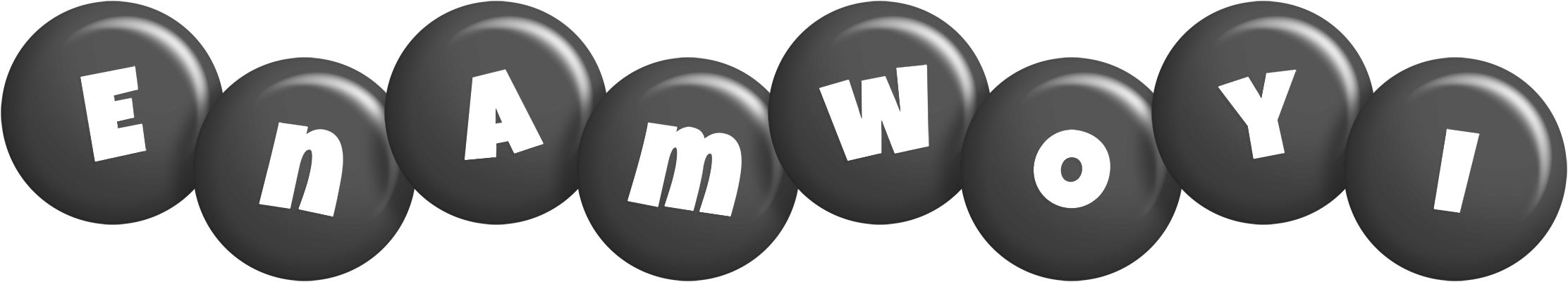 Enamwoyi candy-black logo