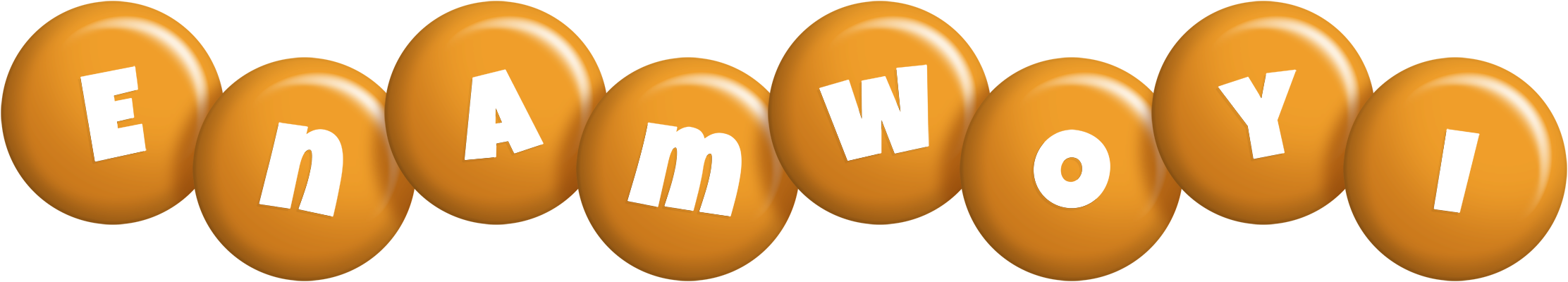 Enamwoyi candy-orange logo