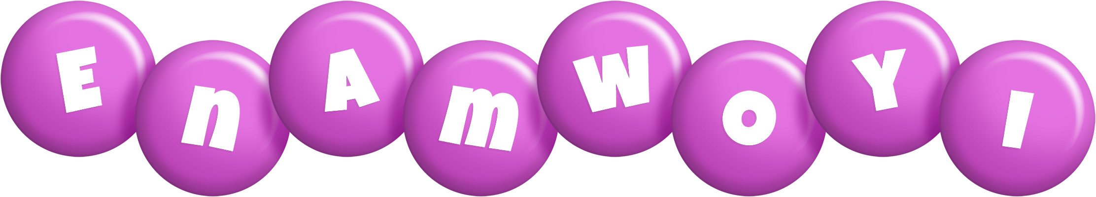 Enamwoyi candy-purple logo