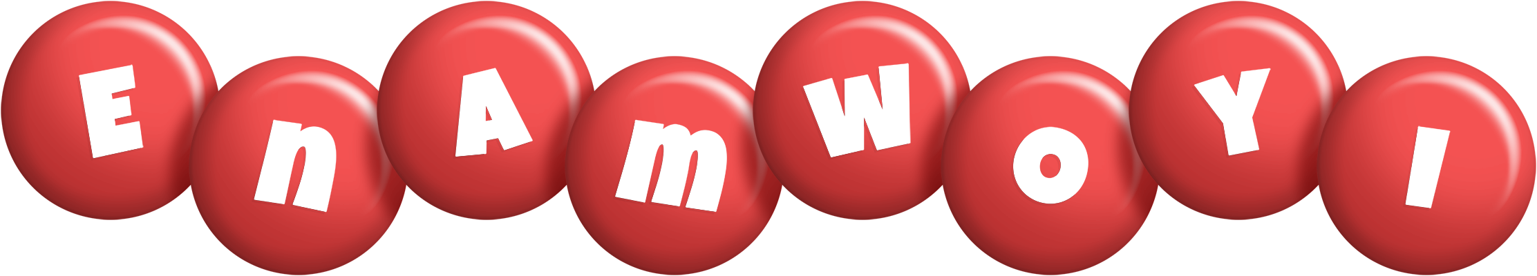 Enamwoyi candy-red logo