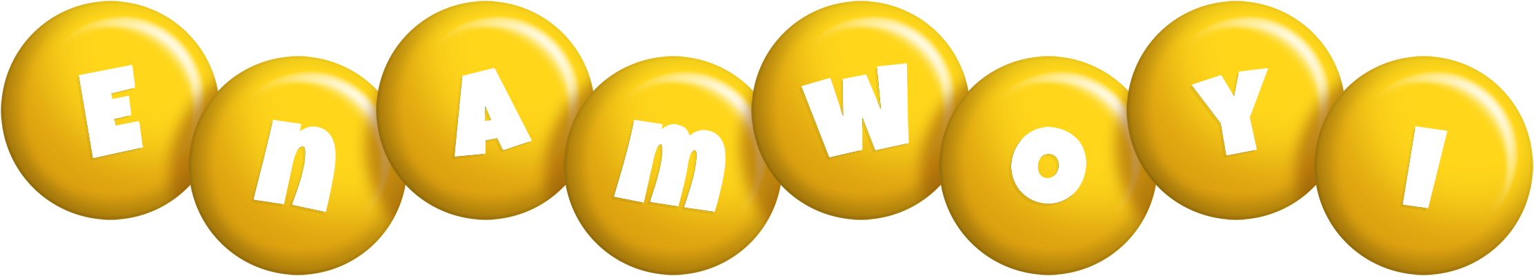 Enamwoyi candy-yellow logo
