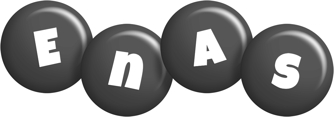 Enas candy-black logo