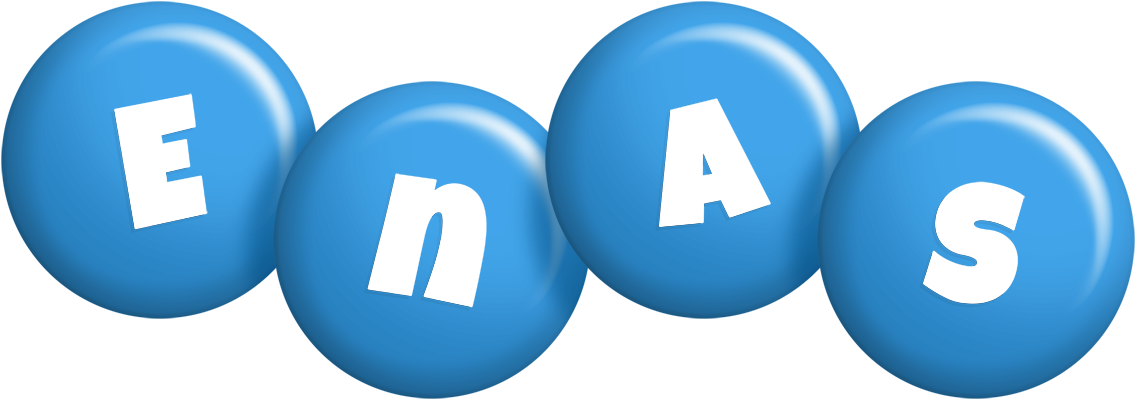 Enas candy-blue logo