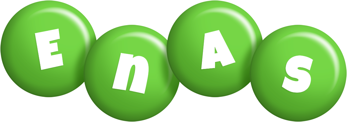 Enas candy-green logo