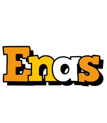 Enas cartoon logo