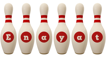 Enayat bowling-pin logo