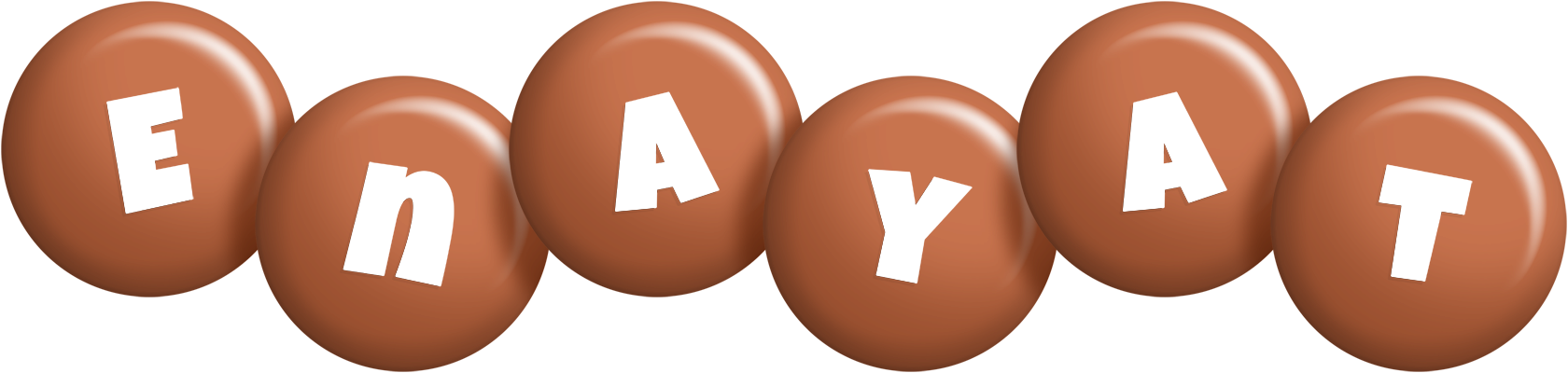 Enayat candy-brown logo