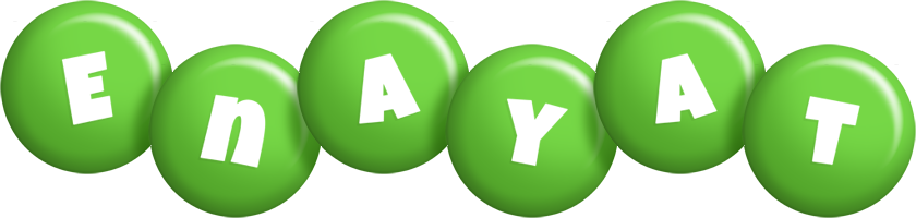 Enayat candy-green logo