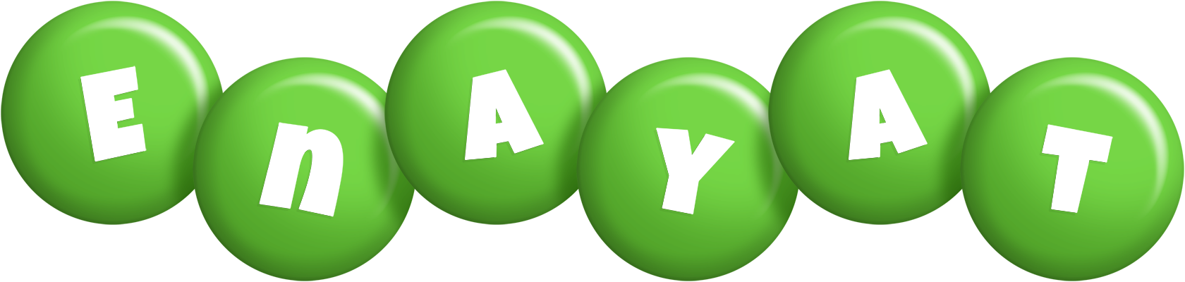 Enayat candy-green logo