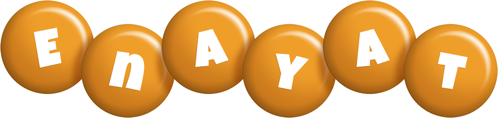 Enayat candy-orange logo