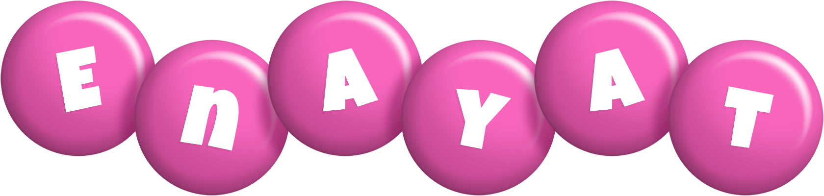 Enayat candy-pink logo