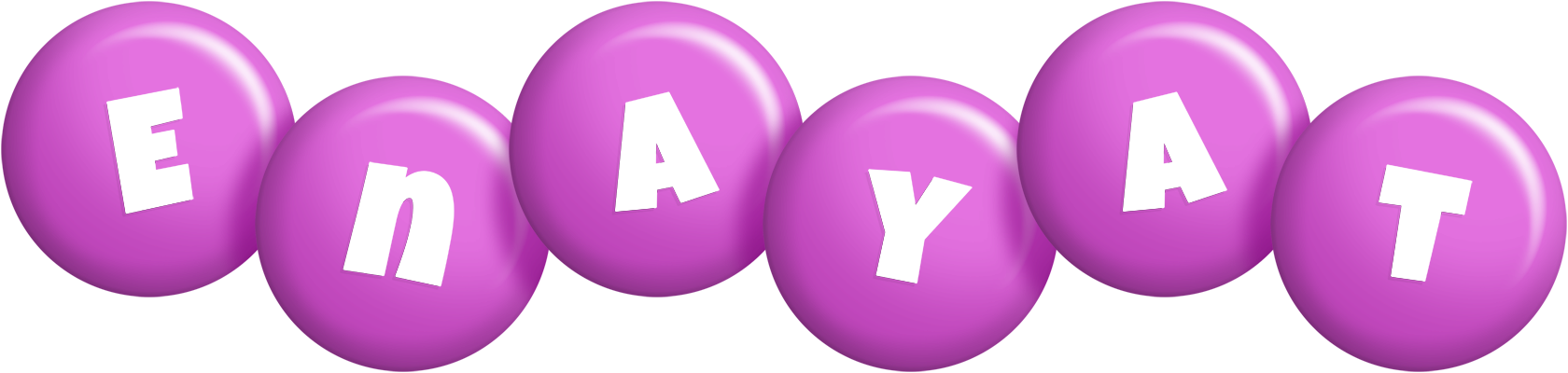 Enayat candy-purple logo