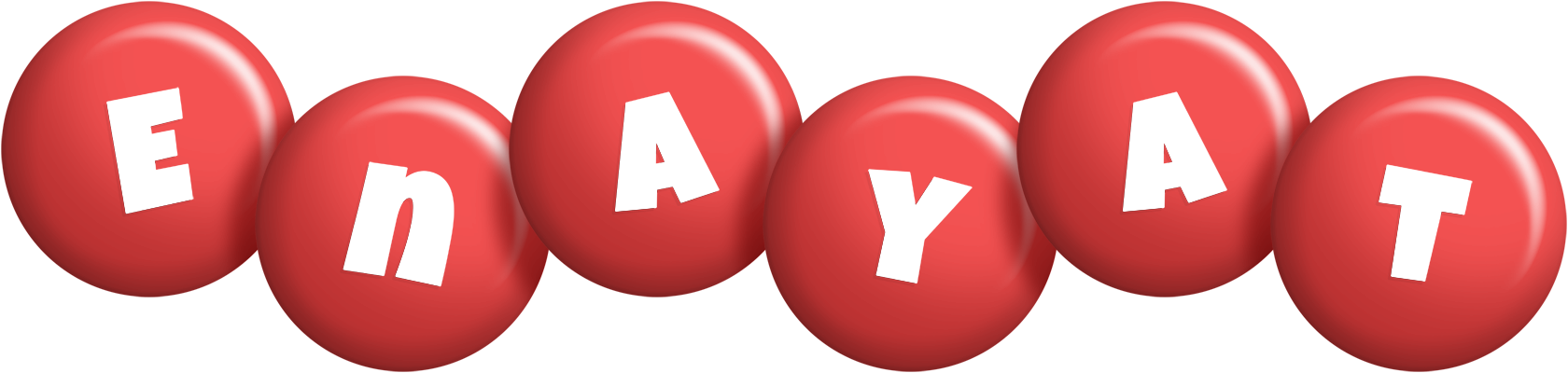 Enayat candy-red logo