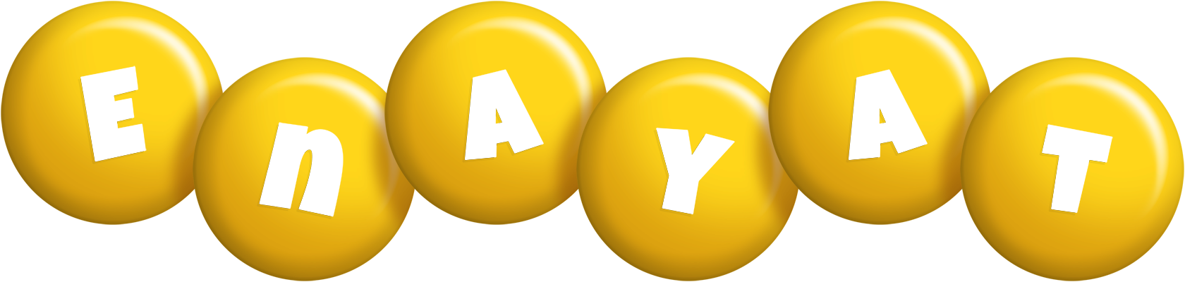 Enayat candy-yellow logo