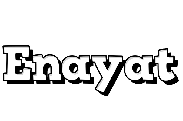 Enayat snowing logo