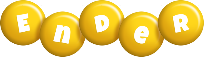 Ender candy-yellow logo