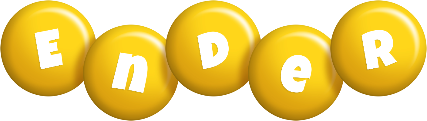 Ender candy-yellow logo