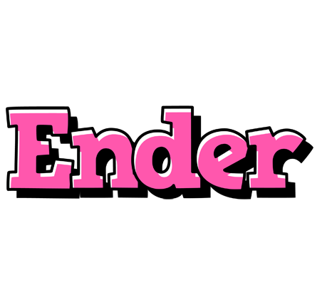 Ender girlish logo