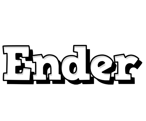 Ender snowing logo