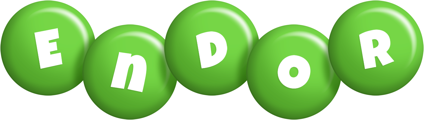 Endor candy-green logo