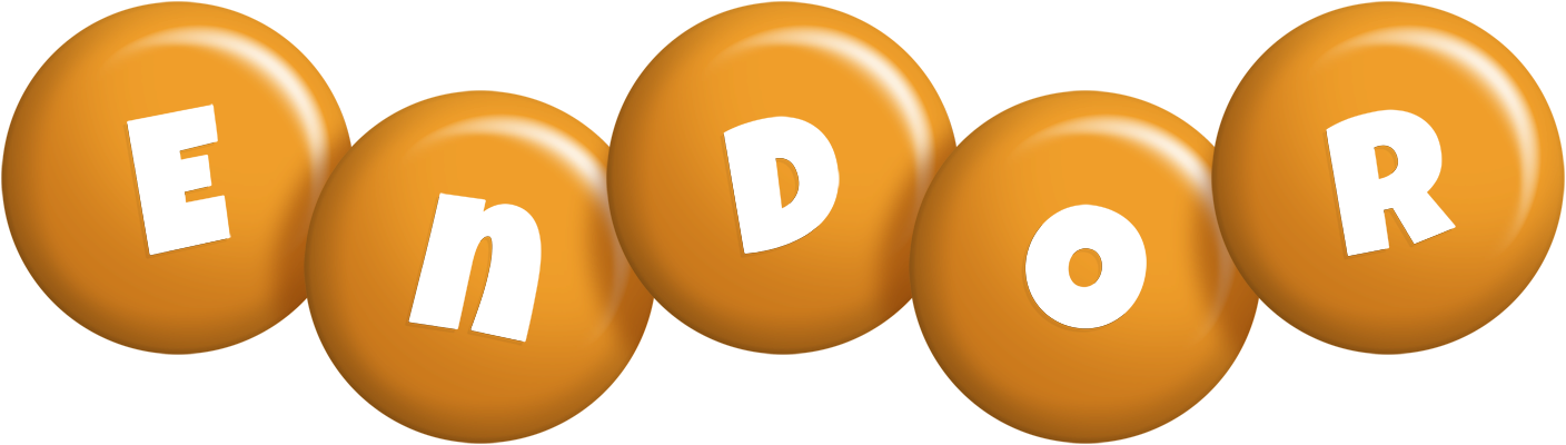 Endor candy-orange logo