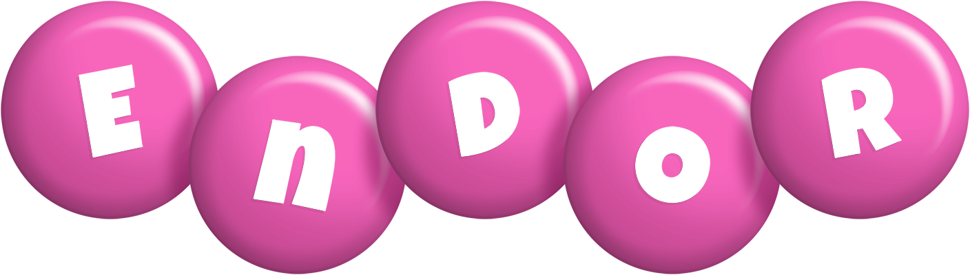 Endor candy-pink logo