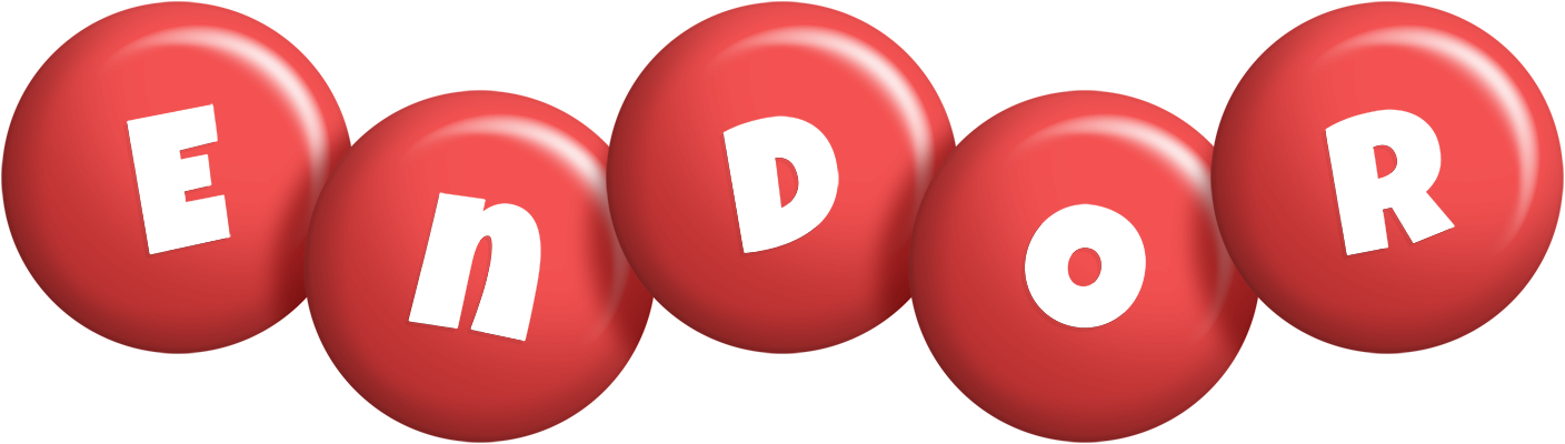 Endor candy-red logo
