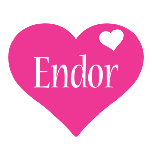 Endor love-heart logo