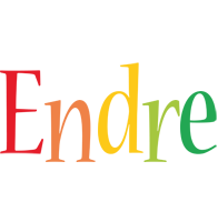 Endre birthday logo