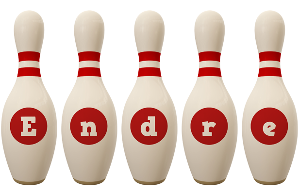 Endre bowling-pin logo
