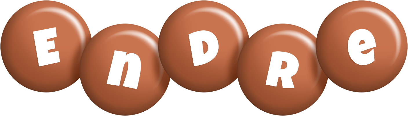 Endre candy-brown logo