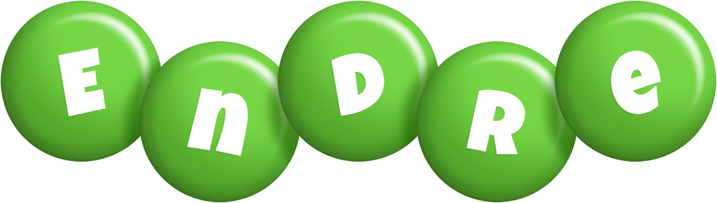 Endre candy-green logo