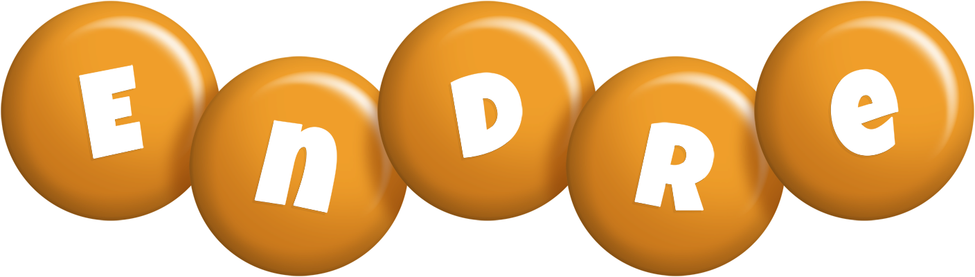 Endre candy-orange logo