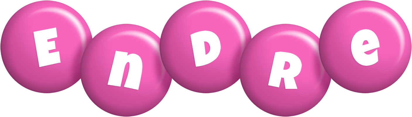 Endre candy-pink logo