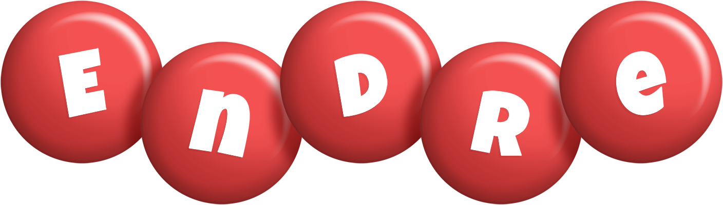 Endre candy-red logo