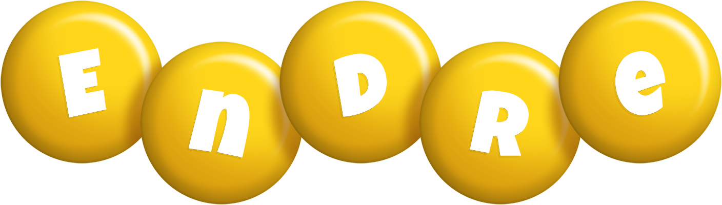 Endre candy-yellow logo