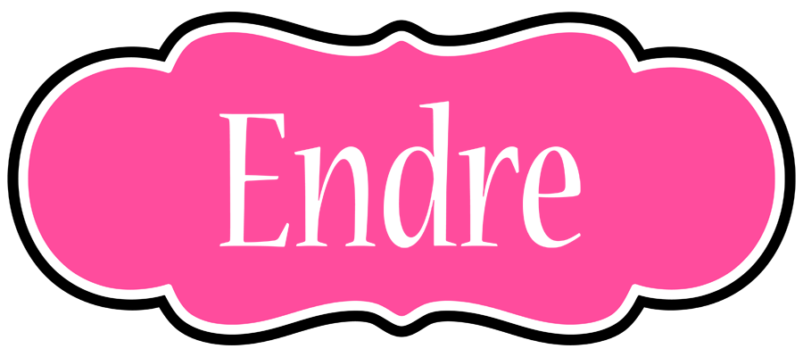 Endre invitation logo