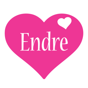 Endre love-heart logo