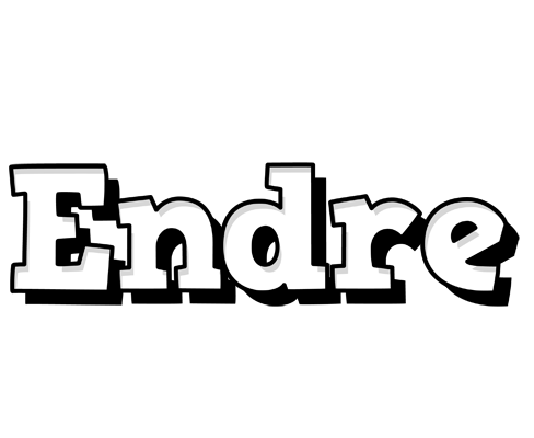 Endre snowing logo