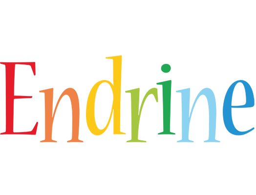 Endrine birthday logo