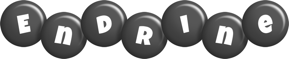 Endrine candy-black logo