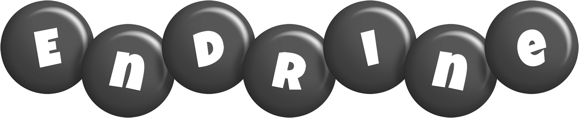 Endrine candy-black logo