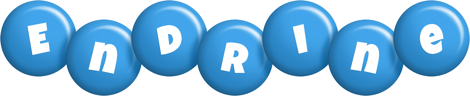 Endrine candy-blue logo