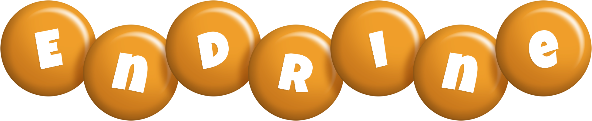 Endrine candy-orange logo