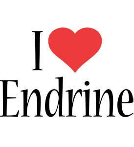 Endrine i-love logo