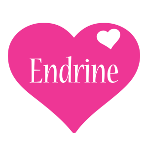 Endrine love-heart logo