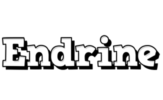 Endrine snowing logo
