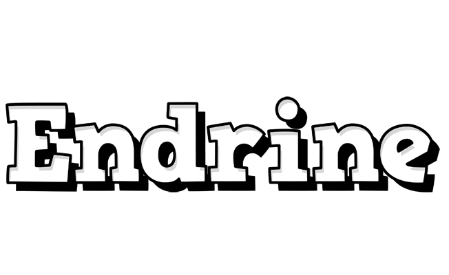Endrine snowing logo